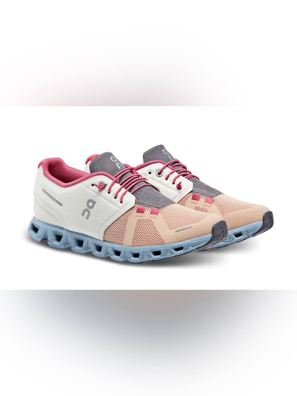 On Running Women's Athletic Sneakers in Pink, Black & White